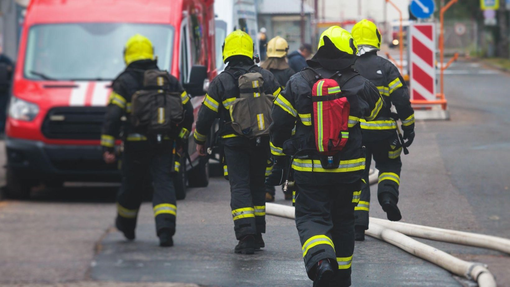 a group of firefighters in uniform